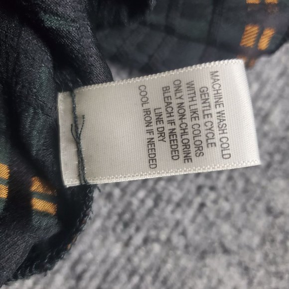 CJ Banks Jacket Womens Size XL Full Zip Gray Plaid Button Stretch Crinkle Long - Picture 7 of 9